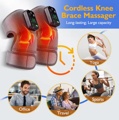 3in1 heated and massaging knee , elbow and shoulder strap