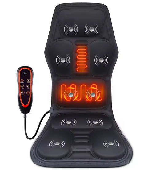 Electric Back Massager Infrared Full-Body Massage Chair Cushion.