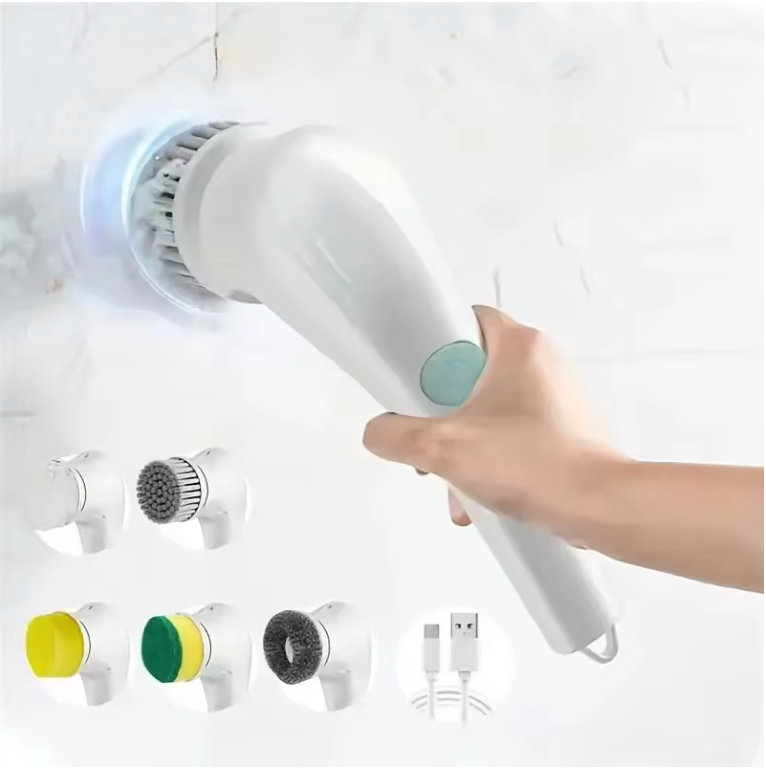 Five in One Multifunctional Electric Cleaning Brush Tool